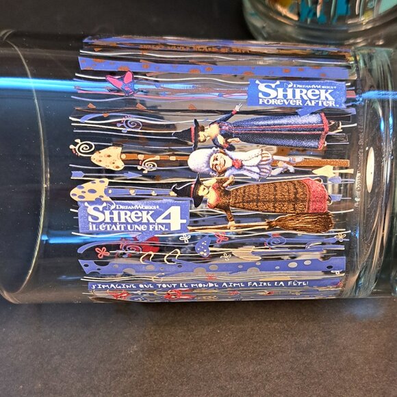 Set of 2 McDonald's Shrek 4 Forever After Glasses - Picture 3 of 13